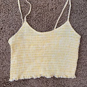 Pacsun yellow crop top